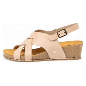 ART für Damen. 1193411ZZ003_020 Ledersandalen 1934 Live beige (38), 3 bis 5 cm, Schnalle, Lässig ART für Damen. 1193411ZZ003_020 Ledersandalen 1934 Live beige (38), 3 bis 5 cm, Schnalle, Lässig