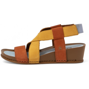 ART für Damen. 1194411YJ003_0MU Ledersandalen 1944 I Imagine gelb, orange (41), 3 bis 5 cm, Klettverschluss, Lässig ART für Damen. 1194411YJ003_0MU Ledersandalen 1944 I Imagine gelb, orange (41), 3 bis 5 cm, Klettverschluss, Lässig