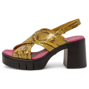 ART für Damen. 1199013XT003_024 Ledersandalen 1990 Eivissa gelb (39), 8 bis 10 cm, Klettverschluss, Lässig ART für Damen. 1199013XT003_024 Ledersandalen 1990 Eivissa gelb (39), 8 bis 10 cm, Klettverschluss, Lässig