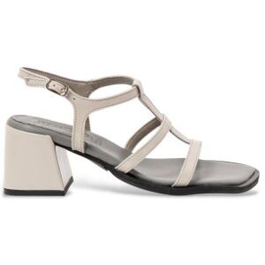 ART für Damen. 1201111EW003_039 Graue Ledersandalen 2001 (42), 5 bis 8 cm, Schnalle, Klassisch ART für Damen. 1201111EW003_039 Graue Ledersandalen 2001 (42), 5 bis 8 cm, Schnalle, Klassisch