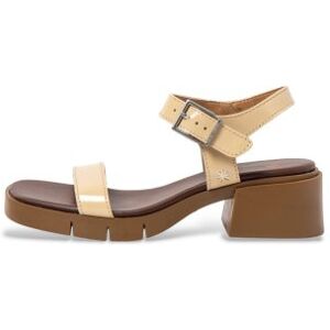 ART für Damen. 1206011KH003_082 Sandalen 2060 aus goldfarbenem Leder (40), 3 bis 5 cm, Schnalle, Lässig ART für Damen. 1206011KH003_082 Sandalen 2060 aus goldfarbenem Leder (40), 3 bis 5 cm, Schnalle, Lässig