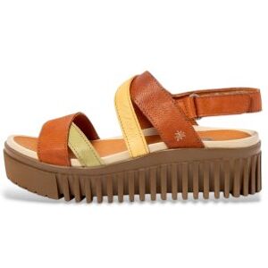 ART für Damen. 11676116Y003_0MU Mehrfarbige Brighton Ledersandalen (39), 3 bis 5 cm, Klettverschluss, Lässig ART für Damen. 11676116Y003_0MU Mehrfarbige Brighton Ledersandalen (39), 3 bis 5 cm, Klettverschluss, Lässig