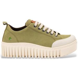 ART für Damen. 1153517G1003_0G3 Turnschuhe 1534S Brighton aus grünem Leder (36), 3 bis 5 cm, Schnürsenkel, Lässig ART für Damen. 1153517G1003_0G3 Turnschuhe 1534S Brighton aus grünem Leder (36), 3 bis 5 cm, Schnürsenkel, Lässig