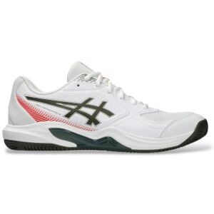 Asics für Herren. 1041A547 Sneaker GEL-Dedicate 9 Clay weiß (44), Stoff, Wohnung, Schnürsenkel, Lässig, Sportlich Asics für Herren. 1041A547 Sneaker GEL-Dedicate 9 Clay weiß (44), Stoff, Wohnung, Schnürsenkel, Lässig, Sportlich