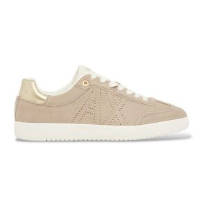 Giorgio Armani A X Armani Exchange für Damen. XW002791AF23058MZ285 Beige Turnschuhe aus technischem Leder (39), Wohnung, Schnürsenkel, Lässig Giorgio Armani A X Armani Exchange für Damen. XW002791AF23058MZ285 Beige Turnschuhe aus technischem Leder (39), Wohnung, Schnürsenkel, Lässig