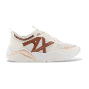 Giorgio Armani A X Armani Exchange für Damen. XW002230AF21432MZ431 Turnschuhe Big Logo weiß (35), Öko-Leder, Blau, 3 bis 5 cm, Schnürsenkel, Lässig Giorgio Armani A X Armani Exchange für Damen. XW002230AF21432MZ431 Turnschuhe Big Logo weiß (35), Öko-Leder, Blau, 3 bis 5 cm, Schnürsenkel, Lässig