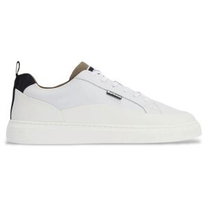 Barbour für Herren. MFO0843 Stannington Trainer Lederschuhe weiß (44), Wohnung, Schnürsenkel, Lässig Barbour für Herren. MFO0843 Stannington Trainer Lederschuhe weiß (44), Wohnung, Schnürsenkel, Lässig