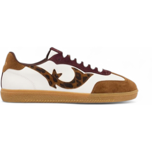 BA&SH; für Damen. 2H24LCRE Weiße Leopardenleder-Sneakers (39), Wohnung, Schnürsenkel, Lässig BA&SH; für Damen. 2H24LCRE Weiße Leopardenleder-Sneakers (39), Wohnung, Schnürsenkel, Lässig