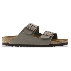 Birkenstock Unisex. 151213 Sandalen aus Leder Arizona Stone (Schmale Passform) grau (39), Wohnung, Keine, Lässig Birkenstock Unisex. 151213 Sandalen aus Leder Arizona Stone (Schmale Passform) grau (39), Wohnung, Keine, Lässig