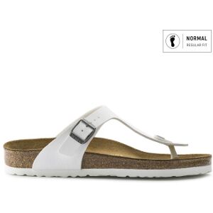 Birkenstock für Damen. 745531 Sandalen Gizeh Birko-Flor (Reguläre Passform) weiß (40), Wohnung, Keine, Lässig Birkenstock für Damen. 745531 Sandalen Gizeh Birko-Flor (Reguläre Passform) weiß (40), Wohnung, Keine, Lässig
