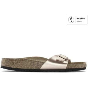Birkenstock für Damen. 1023927 Sandalen Madrid Birko-Flor (Schmale Passform) bronze (40), Wohnung, Keine, Lässig Birkenstock für Damen. 1023927 Sandalen Madrid Birko-Flor (Schmale Passform) bronze (40), Wohnung, Keine, Lässig