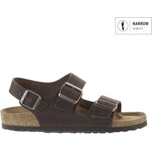 Birkenstock für Herren. 34873 Sandalias Milano Oiled aus Leder (Schmale Passform) braun (44), Wohnung, Schnalle, Lässig, Havanna Birkenstock für Herren. 34873 Sandalias Milano Oiled aus Leder (Schmale Passform) braun (44), Wohnung, Schnalle, Lässig, Havanna