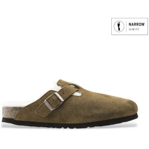 Birkenstock für Damen. 1001141 Clogs aus Leder Boston mit Lammfell (Schmale Passform) braun (37), Wohnung, Keine, Lässig Birkenstock für Damen. 1001141 Clogs aus Leder Boston mit Lammfell (Schmale Passform) braun (37), Wohnung, Keine, Lässig