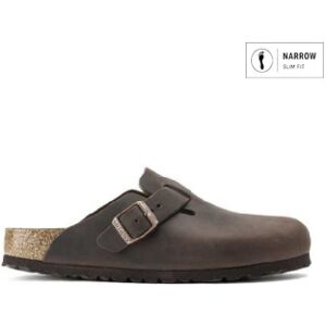 Birkenstock für Herren. 860133 Clogs aus Leder Boston Oiled (Schmale Passform) braun (46), Wohnung, Keine, Lässig Birkenstock für Herren. 860133 Clogs aus Leder Boston Oiled (Schmale Passform) braun (46), Wohnung, Keine, Lässig