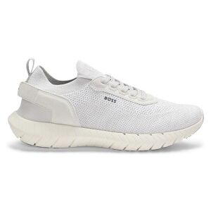 Boss für Herren. 50563857 Turnschuhe Motion Slon kns weiß (46), Wohnung, Schnürsenkel, Lässig Boss für Herren. 50563857 Turnschuhe Motion Slon kns weiß (46), Wohnung, Schnürsenkel, Lässig