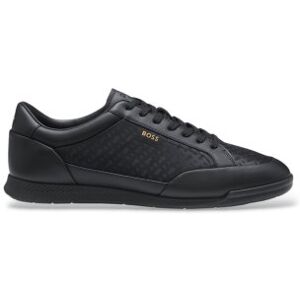 Boss für Herren. 50568501 Nitan Sneakers schwarz (45), Wohnung, Schnürsenkel, Lässig Boss für Herren. 50568501 Nitan Sneakers schwarz (45), Wohnung, Schnürsenkel, Lässig