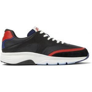 Camper für Herren. K100876-004 Drift Twins Schuhe schwarz (43), Stoff, Wohnung, 1 bis 3 cm, Schnürsenkel, Lässig Camper für Herren. K100876-004 Drift Twins Schuhe schwarz (43), Stoff, Wohnung, 1 bis 3 cm, Schnürsenkel, Lässig
