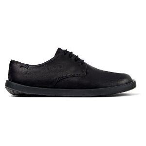 Camper für Herren. K100669-018 Wagon Schwarz Leder Blücher Schuhe (41), Wohnung, Schnürsenkel, Lässig, Nachhaltig Camper für Herren. K100669-018 Wagon Schwarz Leder Blücher Schuhe (41), Wohnung, Schnürsenkel, Lässig, Nachhaltig