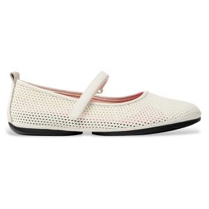 Camper für Damen. K201402-010 Ballerinas Rechts Nina weiß (35), Stoff, Wohnung, Klettverschluss, Lässig, Klassisch Camper für Damen. K201402-010 Ballerinas Rechts Nina weiß (35), Stoff, Wohnung, Klettverschluss, Lässig, Klassisch