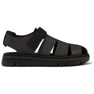 Camper für Herren. K100285-006 Braune Caterpillar Ledersandalen (45), Wohnung, Klettverschluss, Lässig Camper für Herren. K100285-006 Braune Caterpillar Ledersandalen (45), Wohnung, Klettverschluss, Lässig