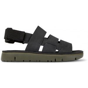 Camper für Herren. K100470-013 Leder Sandalen Caterpillar Sandale schwarz (40), Wohnung, Klettverschluss, Lässig Camper für Herren. K100470-013 Leder Sandalen Caterpillar Sandale schwarz (40), Wohnung, Klettverschluss, Lässig