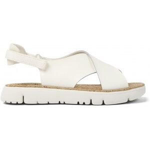 Camper für Damen. K200157-046 Caterpillar Leder Sandalen Sandale weiß (40), Wohnung, Klettverschluss, Lässig Camper für Damen. K200157-046 Caterpillar Leder Sandalen Sandale weiß (40), Wohnung, Klettverschluss, Lässig