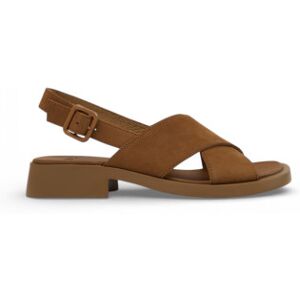 Camper für Damen. K201600-008 Braune Dana Ledersandalen (38), 3 bis 5 cm, Schnalle, Lässig Camper für Damen. K201600-008 Braune Dana Ledersandalen (38), 3 bis 5 cm, Schnalle, Lässig