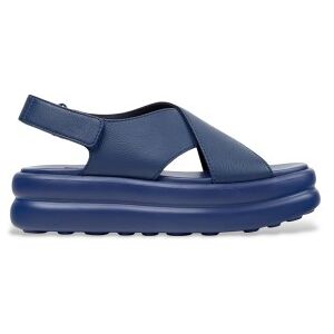Camper für Damen. K201931-003 Leder Sandalen Pelotas Flota Up marine (39), 1 bis 3 cm, Klettverschluss, Lässig Camper für Damen. K201931-003 Leder Sandalen Pelotas Flota Up marine (39), 1 bis 3 cm, Klettverschluss, Lässig