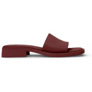Camper für Damen. K201740-014 Dana Sandalen aus bordeauxfarbenem Leder (37), Wohnung, 1 bis 3 cm, Keine, Lässig Camper für Damen. K201740-014 Dana Sandalen aus bordeauxfarbenem Leder (37), Wohnung, 1 bis 3 cm, Keine, Lässig
