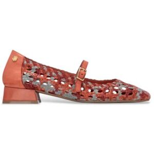 Carmela für Damen. 16312805-CORAL Leder Ballerinas 163128 rot (36), 1 bis 3 cm, Schnalle, Lässig Carmela für Damen. 16312805-CORAL Leder Ballerinas 163128 rot (36), 1 bis 3 cm, Schnalle, Lässig