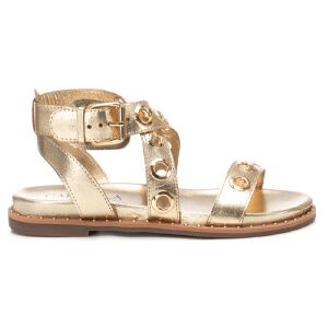 Carmela für Damen. 16238902-ORO Leder-Sandalen 162389 golden (38), Wohnung, Schnalle, Lässig Carmela für Damen. 16238902-ORO Leder-Sandalen 162389 golden (38), Wohnung, Schnalle, Lässig