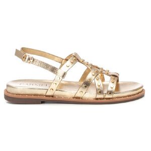 Carmela für Damen. 16239202-ORO Ledersandalen 162392 golden (38), Wohnung, Schnalle, Lässig Carmela für Damen. 16239202-ORO Ledersandalen 162392 golden (38), Wohnung, Schnalle, Lässig