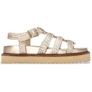 Carmela für Damen. 16303002-ORO Leder-Sandalen 163030 golden (40), Wohnung, Schnalle, Lässig Carmela für Damen. 16303002-ORO Leder-Sandalen 163030 golden (40), Wohnung, Schnalle, Lässig