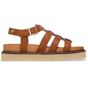 Carmela für Damen. 16303004-CAMEL Ledersandalen 163030 braun (37), Wohnung, Schnalle, Lässig Carmela für Damen. 16303004-CAMEL Ledersandalen 163030 braun (37), Wohnung, Schnalle, Lässig
