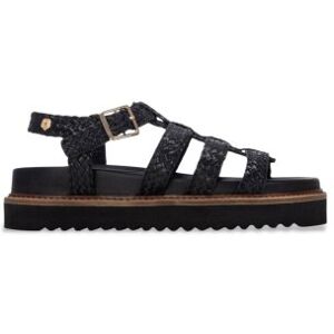Carmela für Damen. 16303001-NEGRO Ledersandalen 163030 schwarz (38), 1 bis 3 cm, Schnalle, Lässig Carmela für Damen. 16303001-NEGRO Ledersandalen 163030 schwarz (38), 1 bis 3 cm, Schnalle, Lässig
