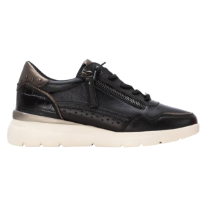 Carmela für Damen. 16243001-NEGRO Leder Sneakers 162430 schwarz (41), 3 bis 5 cm, Reißverschluss, Lässig Carmela für Damen. 16243001-NEGRO Leder Sneakers 162430 schwarz (41), 3 bis 5 cm, Reißverschluss, Lässig