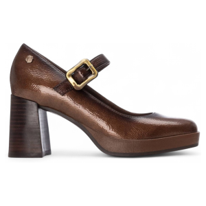 Carmela für Damen. 16253501-TAUPE Schuhe 162535 braun (40), 5 bis 8 cm, Schnalle, Lässig, Klassisch, Lackleder Carmela für Damen. 16253501-TAUPE Schuhe 162535 braun (40), 5 bis 8 cm, Schnalle, Lässig, Klassisch, Lackleder