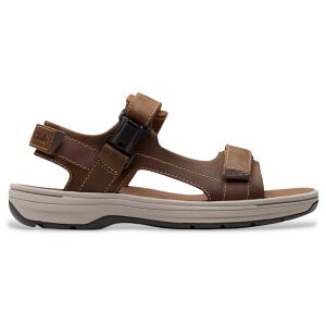 Clarks für Herren. 26184778 Sandalis Saltway Edge Hellbraun (46), Leder, Wohnung, Klettverschluss, Lässig Clarks für Herren. 26184778 Sandalis Saltway Edge Hellbraun (46), Leder, Wohnung, Klettverschluss, Lässig