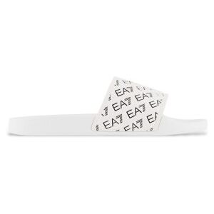 EA7 Unisex. 7X000109_AF15125 Flip Flops All Olver Logo weiß (42), Wohnung, Keine, Lässig, Strandbekleidung EA7 Unisex. 7X000109_AF15125 Flip Flops All Olver Logo weiß (42), Wohnung, Keine, Lässig, Strandbekleidung