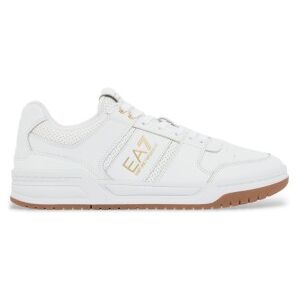 EA7 Unisex. X8X234_XK422 Leder Turnschuhe Baseline weiß (35 1/3), Wohnung, Schnürsenkel, Lässig EA7 Unisex. X8X234_XK422 Leder Turnschuhe Baseline weiß (35 1/3), Wohnung, Schnürsenkel, Lässig