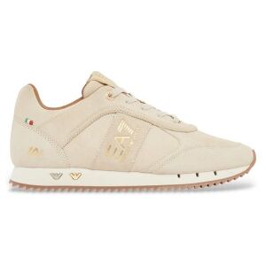 EA7 Unisex. 7X000648_AF17465 Beige Lederpantoffeln zum 10-jährigen Jubiläum (40), Wohnung, Schnürsenkel, Lässig EA7 Unisex. 7X000648_AF17465 Beige Lederpantoffeln zum 10-jährigen Jubiläum (40), Wohnung, Schnürsenkel, Lässig