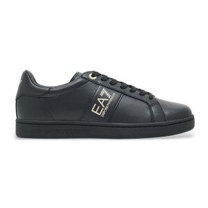 EA7 Unisex. 7X000332_AF10848 Klassische Leder-Sneakers schwarz (38), Wohnung, Schnürsenkel, Lässig EA7 Unisex. 7X000332_AF10848 Klassische Leder-Sneakers schwarz (38), Wohnung, Schnürsenkel, Lässig