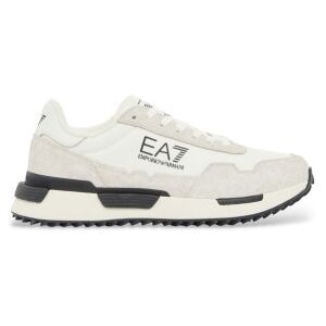 EA7 Unisex. 7X000380_AF19175 Vintage Turnschuhe Dreifach Weiß (41 1/3), Stoff, Wohnung, Schnürsenkel, Sportlich EA7 Unisex. 7X000380_AF19175 Vintage Turnschuhe Dreifach Weiß (41 1/3), Stoff, Wohnung, Schnürsenkel, Sportlich