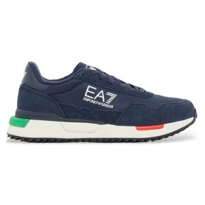 EA7 Unisex. 7X000380_AF19175 Vintage Navy Leder Turnschuhe (46), Stoff, Wohnung, 1 bis 3 cm, Schnürsenkel, Lässig, Marine EA7 Unisex. 7X000380_AF19175 Vintage Navy Leder Turnschuhe (46), Stoff, Wohnung, 1 bis 3 cm, Schnürsenkel, Lässig, Marine