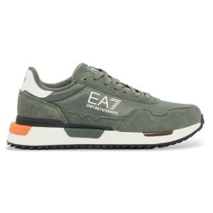 EA7 Unisex. 7X000380_AF19175 Vintage Grüne Turnschuhe (46 2/3), Blau, Wohnung, Schnürsenkel, Lässig EA7 Unisex. 7X000380_AF19175 Vintage Grüne Turnschuhe (46 2/3), Blau, Wohnung, Schnürsenkel, Lässig