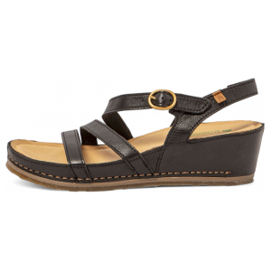 El Naturalista für Damen. 258551101005_001 Ledersandalen N5855 Picual schwarz (41), 3 bis 5 cm, Schnalle, Lässig El Naturalista für Damen. 258551101005_001 Ledersandalen N5855 Picual schwarz (41), 3 bis 5 cm, Schnalle, Lässig
