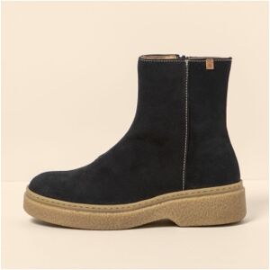El Naturalista für Damen. 259011101005_001 Lederstiefeletten N5901 Seidenwildleder Schwarz / Arpea (36), Wohnung, 1 bis 3 cm, Reißverschluss El Naturalista für Damen. 259011101005_001 Lederstiefeletten N5901 Seidenwildleder Schwarz / Arpea (36), Wohnung, 1 bis 3 cm, Reißverschluss