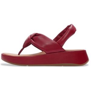 Fitflop für Damen. A2A-D47 F-Mode Knoten Ledersandalen rot (40), 1 bis 3 cm, Keine, Lässig Fitflop für Damen. A2A-D47 F-Mode Knoten Ledersandalen rot (40), 1 bis 3 cm, Keine, Lässig