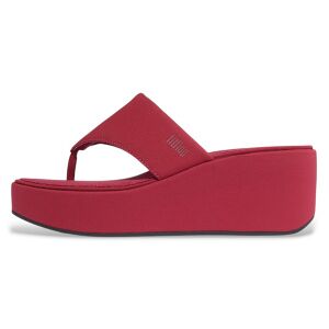 Fitflop für Damen. JF8-D47 Platfforms Keil Zehenstegsandalen rot (40), 3 bis 5 cm, Keine, Lässig Fitflop für Damen. JF8-D47 Platfforms Keil Zehenstegsandalen rot (40), 3 bis 5 cm, Keine, Lässig