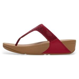 Fitflop für Damen. EC5-D47 Sandalen Lulu Crystal verschönert Toe-Post rot (42), Wohnung, 1 bis 3 cm, Keine, Lässig, Bordeaux Fitflop für Damen. EC5-D47 Sandalen Lulu Crystal verschönert Toe-Post rot (42), Wohnung, 1 bis 3 cm, Keine, Lässig, Bordeaux